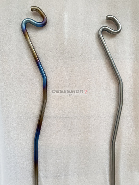 Obsession R USA Titanium Hood Prop Nissan Skyline BNR32 BCNR33 BNR34 GTR / Mazda RX-7 FD3S Polished / Burnt