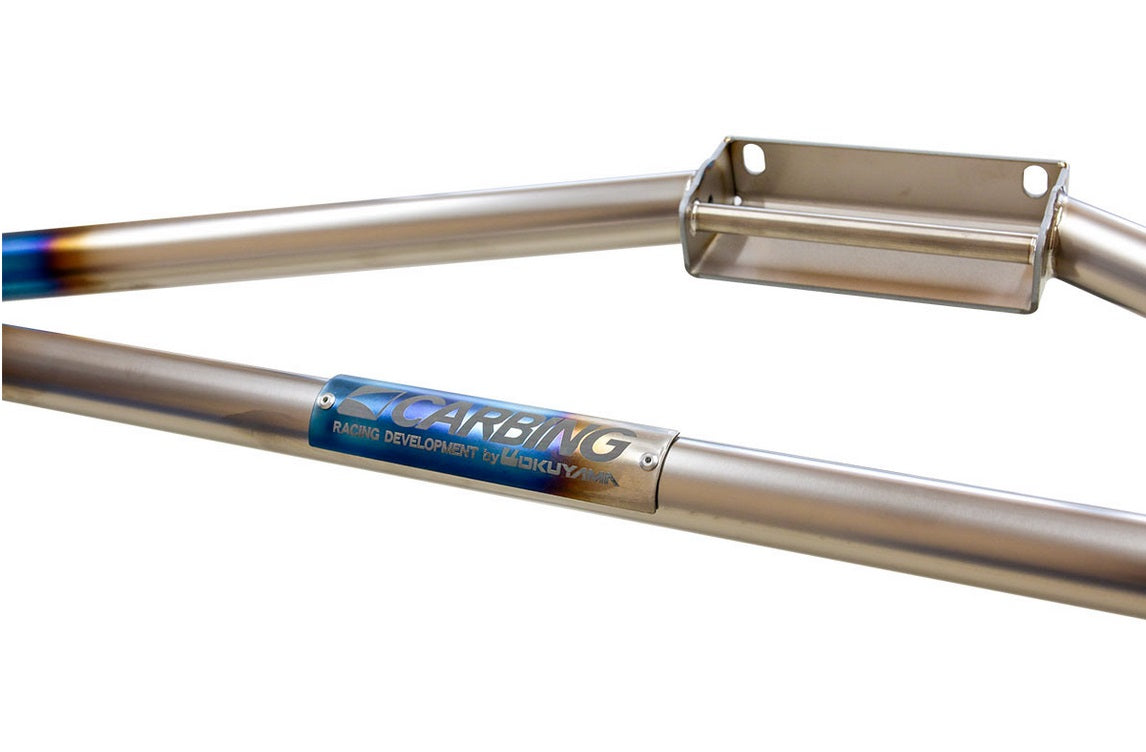 Carbing Okuyama Strut Tower Bar / Titanium / Front / Type II Honda Civic Type R EK4 / EK9