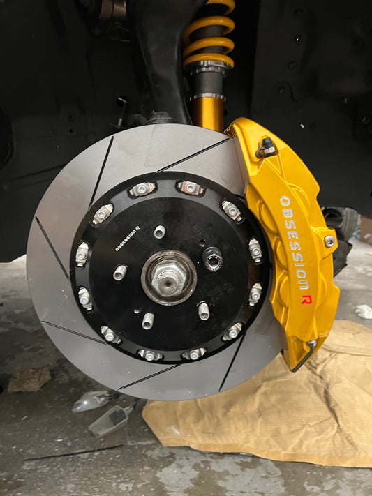 Obsession R USA - GT6 6 POT 355mm 2 Piece Rotor Front Big Brake Kit - NISSAN SKYLINE R32 / R33/ R34 GT-R