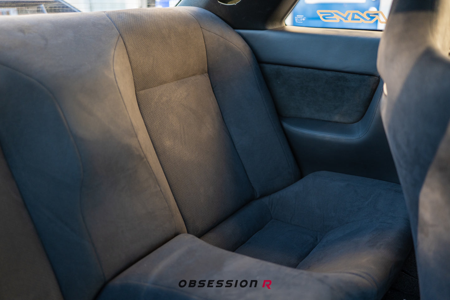 MUSE JAPAN BNR GTR HYPER SUEDE II OR ALCANTARA REAR SEATS RESTORATION SKIN KIT for BNR32 / BCNR33 / BNR34 GTR ** PRE ORDER **