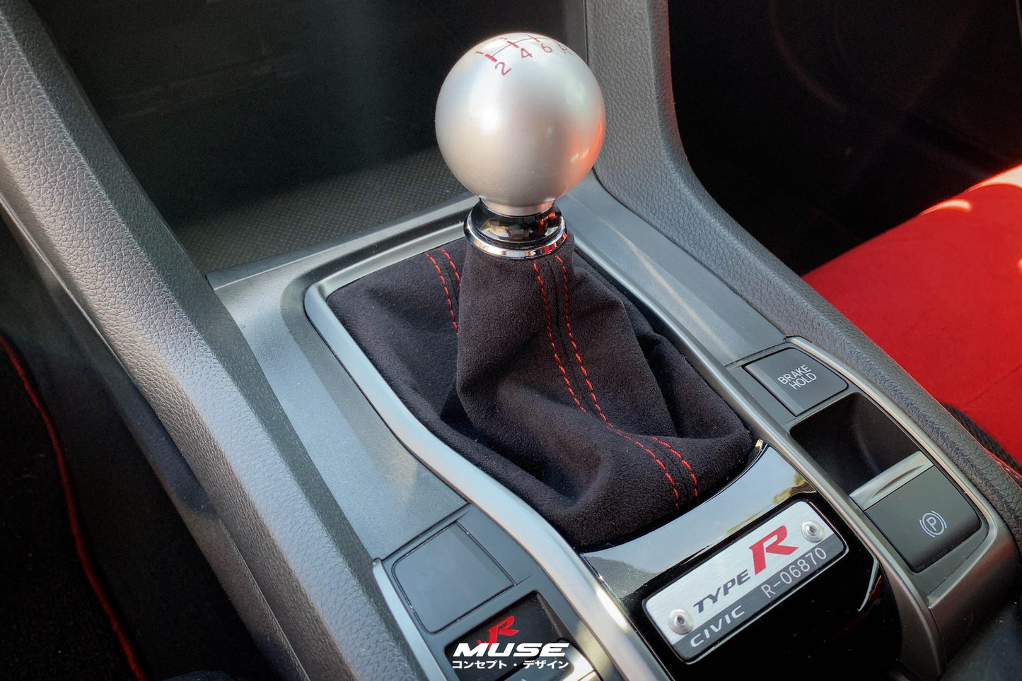 MUSE JAPAN HONDA FK8 CIVIC TYPE R ALCANTARA SHIFT BOOT **PRE ORDER**