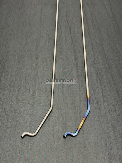 Obsession R USA Titanium Hood Prop Nissan Skyline BNR32 BCNR33 BNR34 GTR / Mazda RX-7 FD3S Polished / Burnt