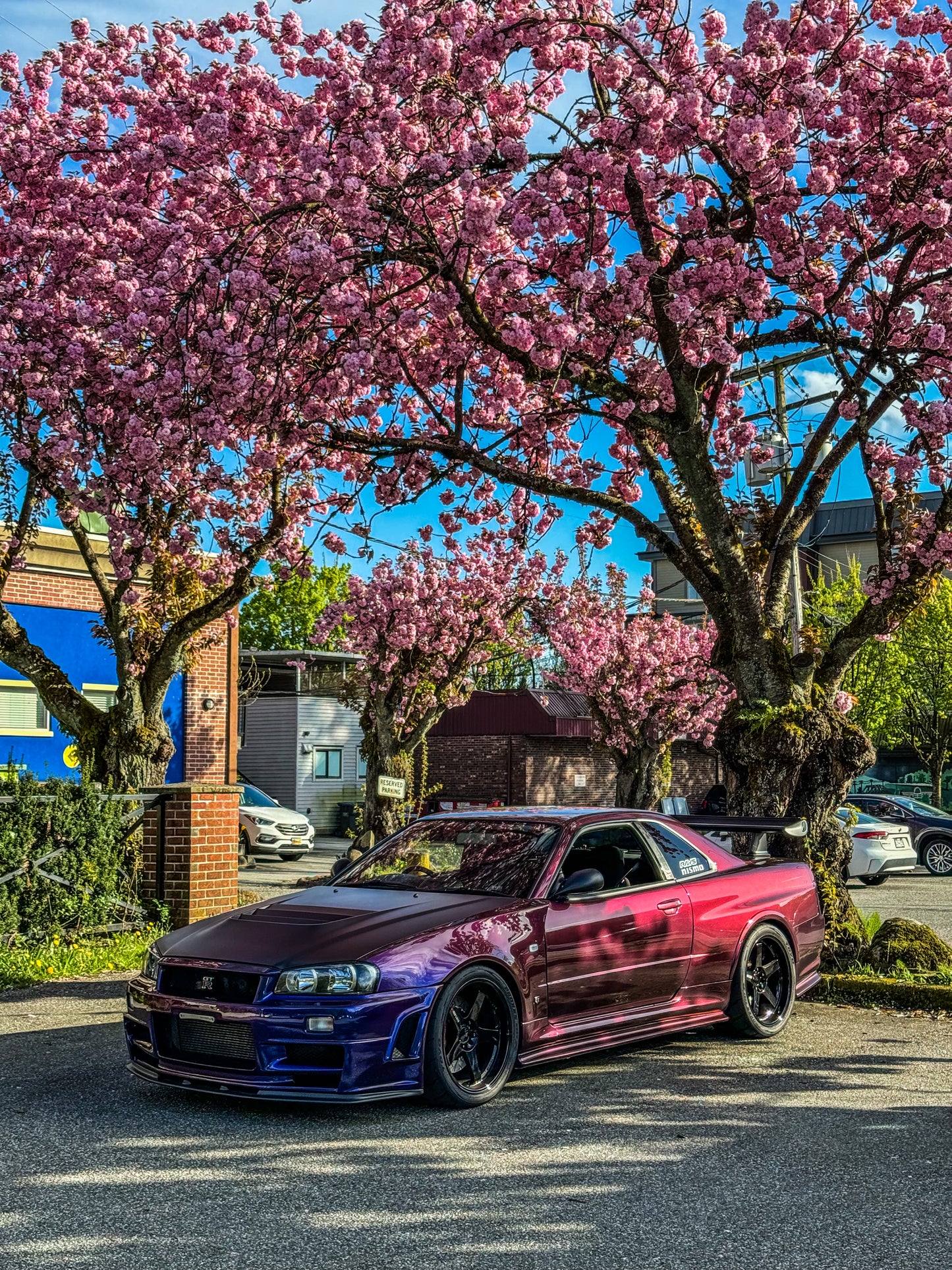 Nismo LMGT4 19x10.5 + 15 - Gloss Black - Square Set