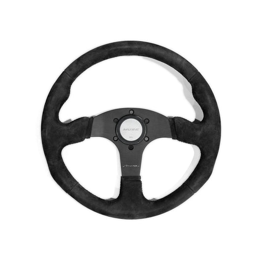 MUSE JAPAN BUCK LEATHER 350MM STEERING WHEEL BNR32 / BCNR33 / BNR34 / FD3S / FK8 PRE ORDER