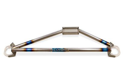 Carbing Okuyama Strut Tower Bar / Titanium / Front / Type II Honda Civic Type R EK4 / EK9