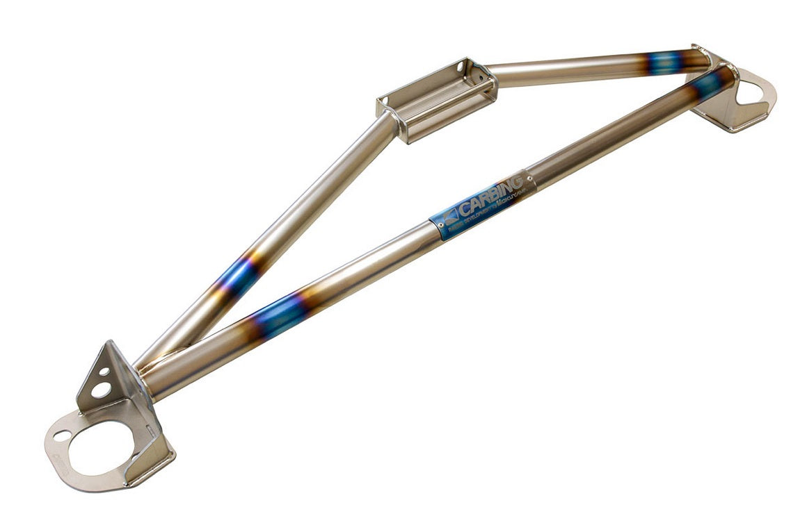 Carbing Okuyama Strut Tower Bar / Titanium / Front / Type II Honda Civic Type R EK4 / EK9