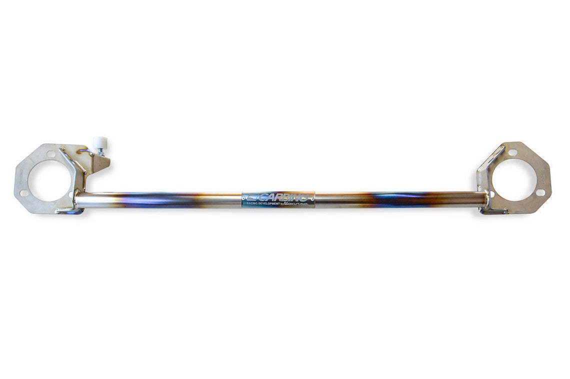 Carbing Okuyama FD3S Strut Tower Bar / Titanium / Front / Type I MCS Mazda RX7 FD3S
