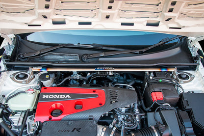 Carbing Okuyama Strut Tower Bar / Titanium / Front / Type I Honda Civic Type R FL5 / FL1
