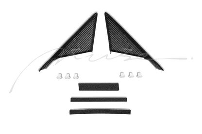MUSE JAPAN SKYLINE R34 / BNR34 GTR DRY CARBON INNER SIDE MIRROR COVER PANELS **Pre order only**
