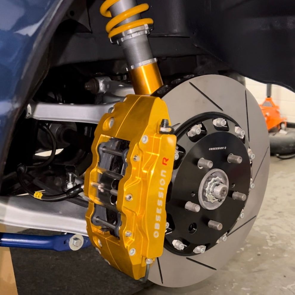 Obsession R USA - GT4 4 POT 345mm 2 Piece Rotor Rear Big Brake Kit - N