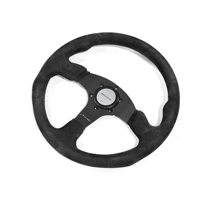 MUSE JAPAN BUCK LEATHER 350MM STEERING WHEEL BNR32 / BCNR33 / BNR34 / FD3S / FK8 PRE ORDER