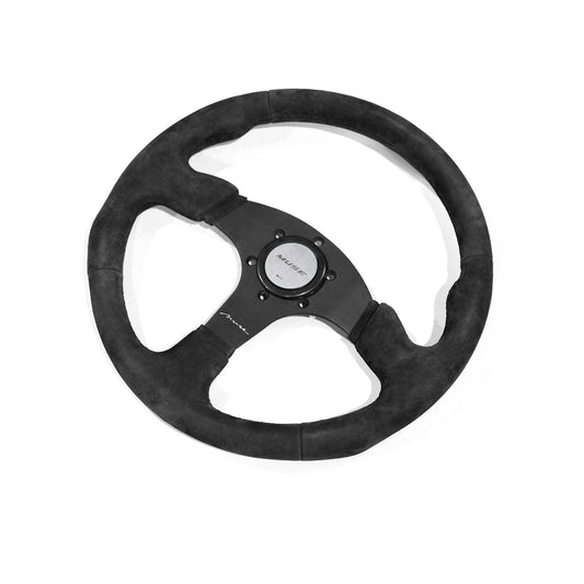 MUSE JAPAN BUCK LEATHER 350MM STEERING WHEEL BNR32 / BCNR33 / BNR34 / FD3S / FK8 PRE ORDER
