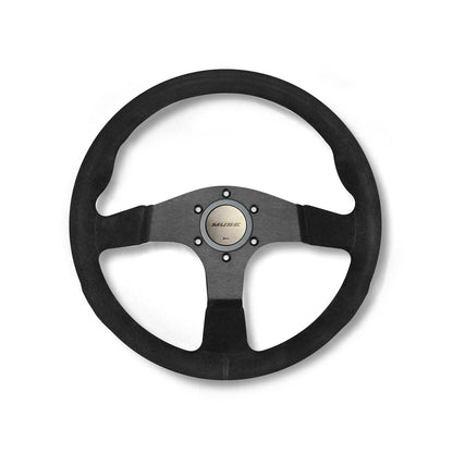 MUSE JAPAN BUCK LEATHER STEERING WHEEL BNR32 / BCNR33 / BNR34 / FD3S / FK8 PRE ORDER